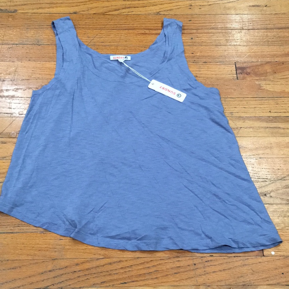 Sundry asymmetrical tank top sz 1/S